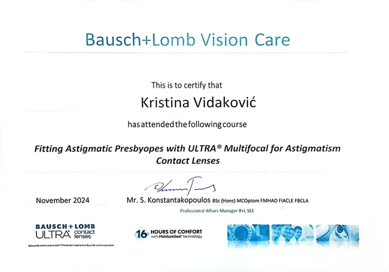 kristina vidakovic-sertifikat